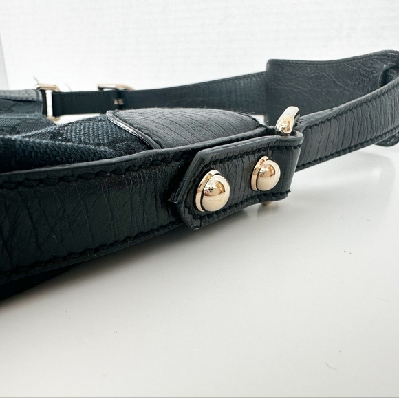 Pre-Loved GUCCI Horsebit SherryGG Canvas Leather Shoulder Bag Vintage - Picture 10 of 12